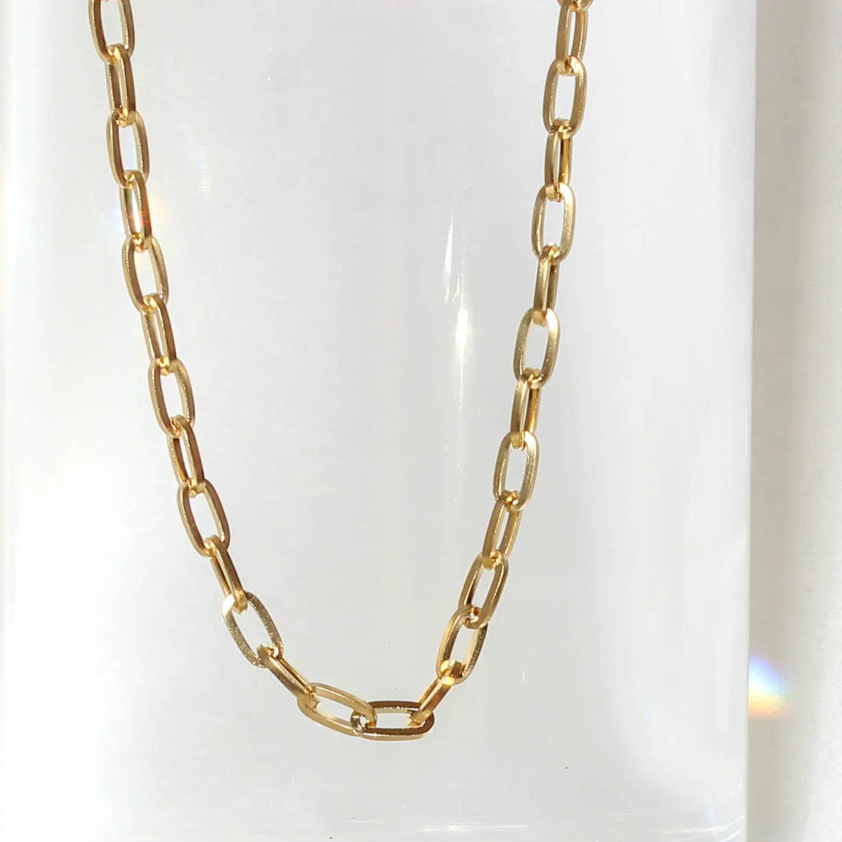 Cable Chain Gold Necklace – Style & Heart, Inc.