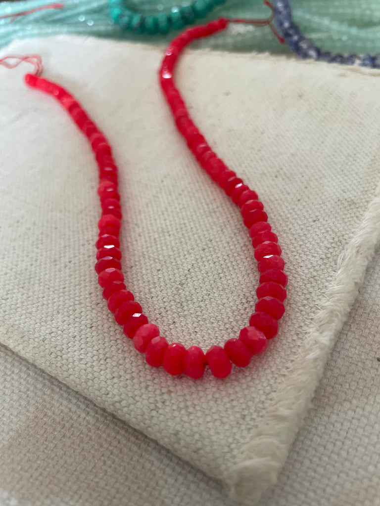 Cherry Bomb Natural Stone Necklace