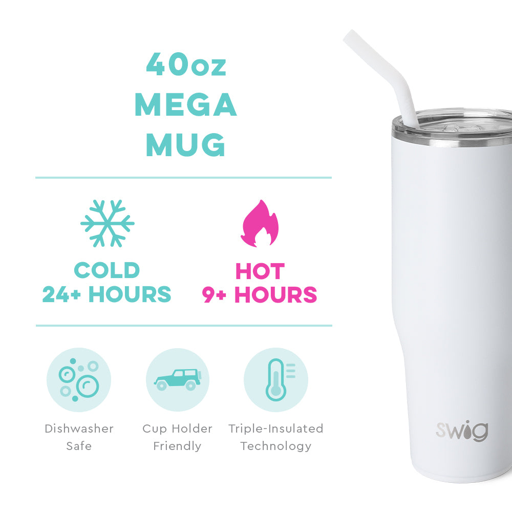 Swig 40oz Mega Mug Tumbler - Multiple Options – Style & Heart, Inc.