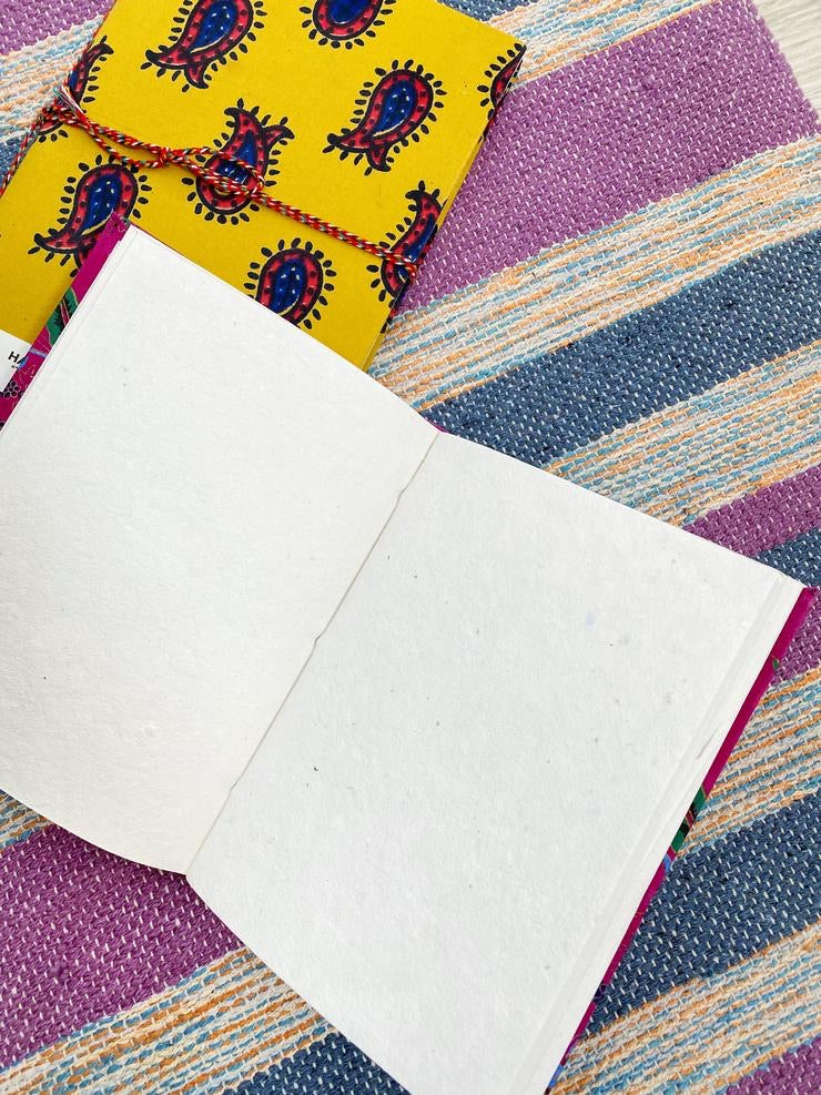 Fabric Handmade Paper Journals