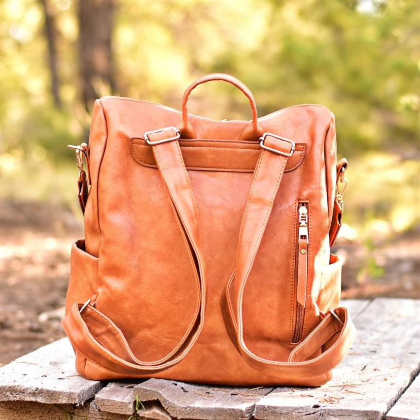 Mini Genuine Leather Backpack For Women Convertible Backpack Purse Shoulder  Handbag Crossbody Bag 4 In 1 To Carry - Walmart.com