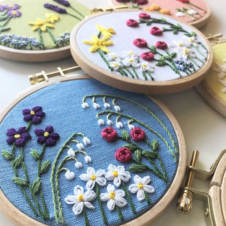 Pick-A-Flower Embroidery Kit- Beginner Level