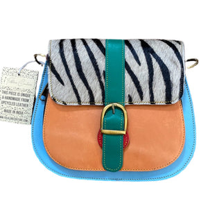 Open image in slideshow, Cambrie Recycled Leather Crossbody Purse
