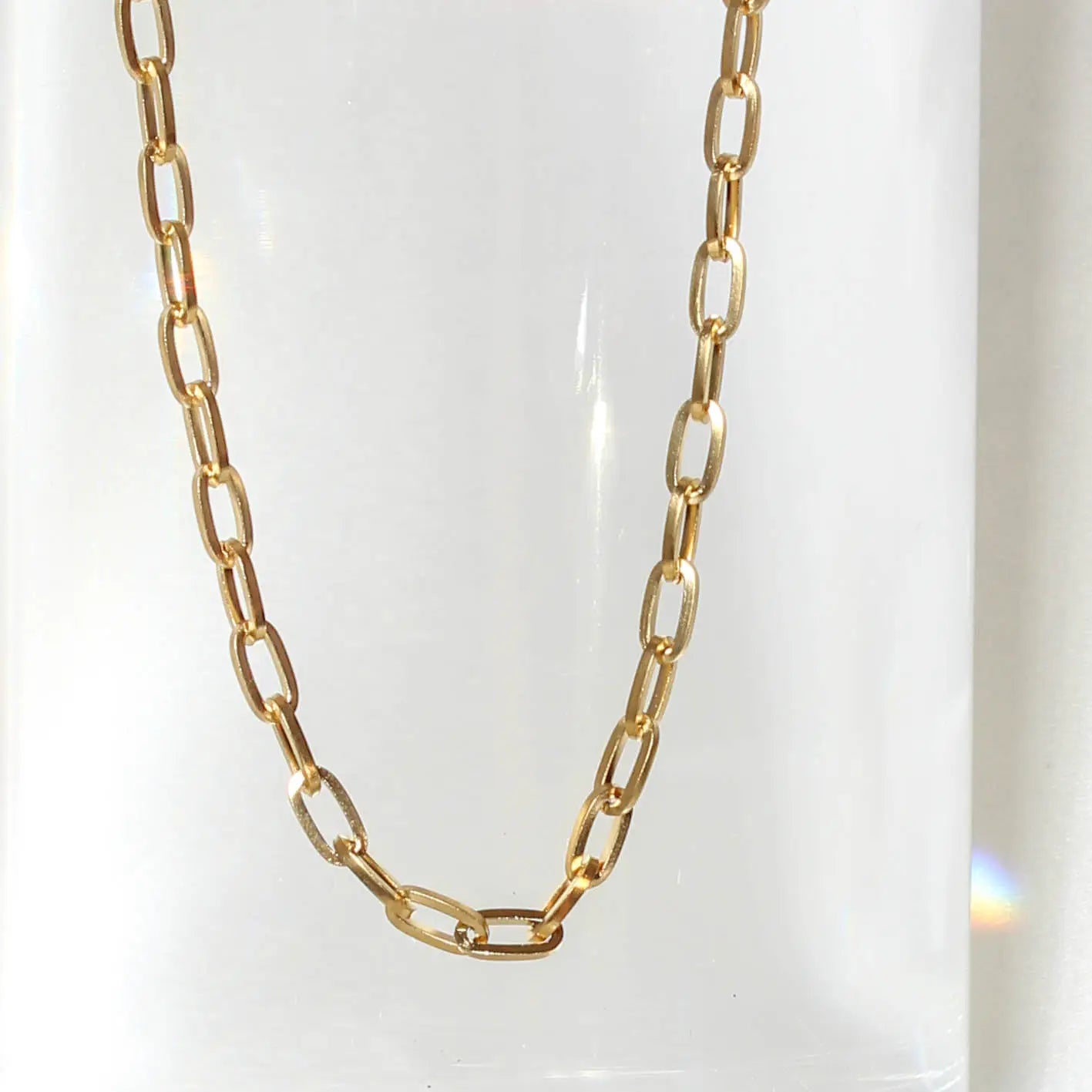Cable Chain Gold Necklace